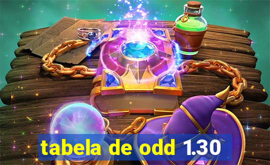 tabela de odd 1.30